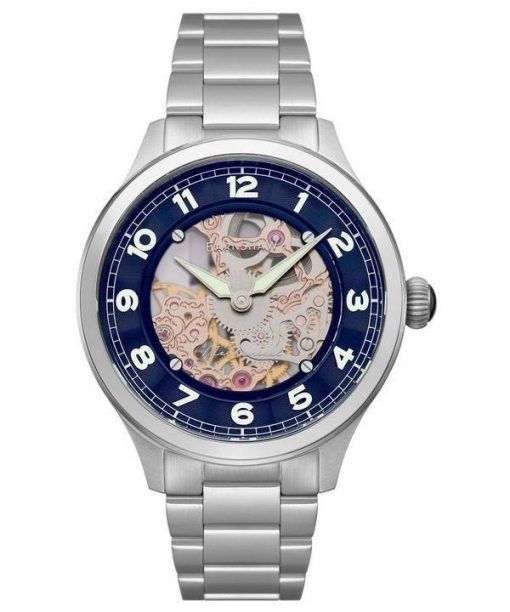 Thomas Earnshaw Baron Blue Skeleton Dial Mechanical ES-8189-22 Mens Watch