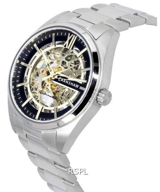 Thomas Earnshaw Smeaton Limited Edition Black Skeleton Dial Automatic ES-8208-11 Mens Watch