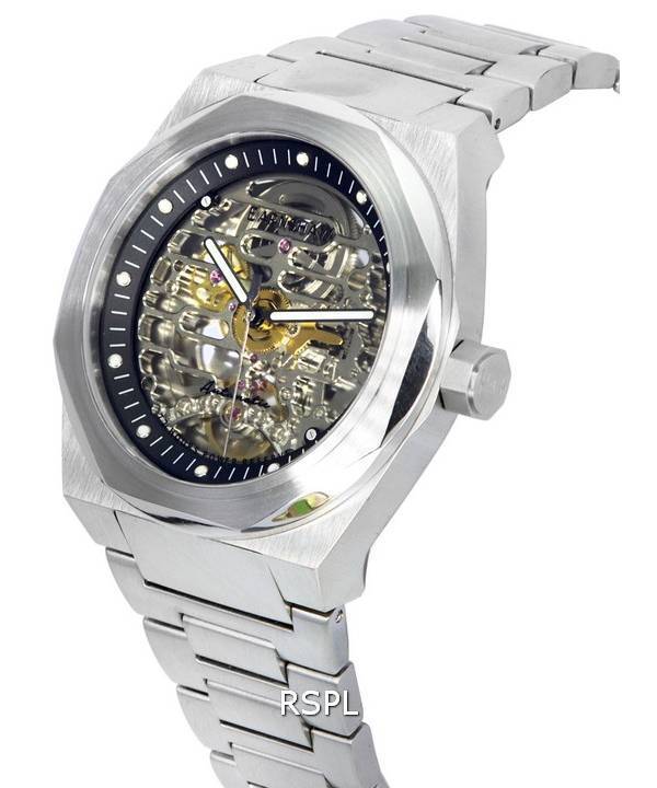 Thomas Earnshaw Clarke Outer Black Skeleton Dial Automatic ES-8228-22 Mens Watch