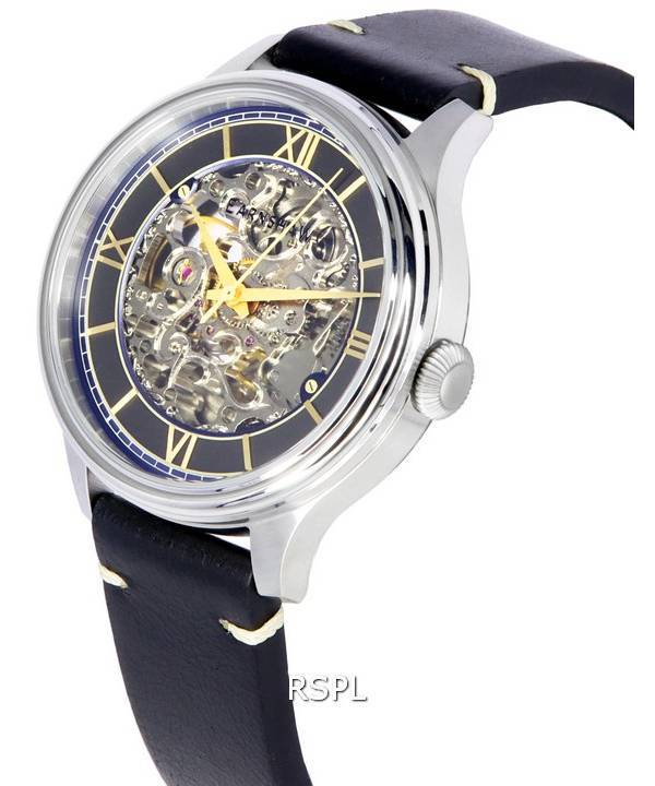 Thomas Earnshaw Baron Granite Skeleton Dial Automatic ES-8230-01 Mens Watch