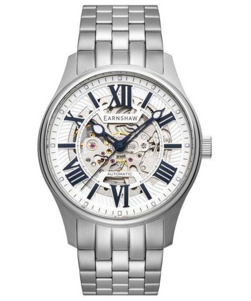 Thomas Earnshaw Simpson Dover White Skeleton Dial Automatic ES-8240-11 Mens Watch