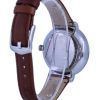Fossil Jacqueline Leather White Mother Of Pearl Dial Solar ES5090 Womens Watch