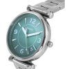 Fossil Carlie Stainless Steel Green Dial Quartz ES5157 Womens Watch