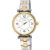 Fossil Carlie Two Tone Stainless Steel Silver Dial Quartz ES5201 Women's Watch