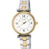 Fossil Carlie Two Tone Stainless Steel Silver Dial Quartz ES5201 Women's Watch