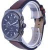 Fossil Everett Chronograph Leather Grey Dial Quartz FS5799 Mens Watch
