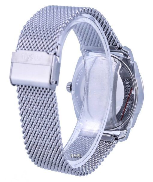 Fossil Machine Stainless Steel Mesh Black Dial Quartz FS5883 Mens Watch