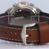 Fossil Bronson Chronograph Brown Leather Green Dial Quartz FS5898 Mens Watch