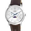 Fossil Neutra Minimalist Moonphase Silver Dial Quartz FS5905 Mens Watch