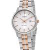 Orient Cuarzo Two Tone Stainless Steel White Dial Quartz FUNG8001W0 Men's Watch