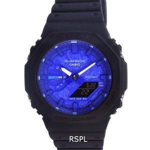 Casio G-Shock Analog Digital Blue Dial Quartz GA-2100BP-1A GA2100BP-1 200M Mens Watch