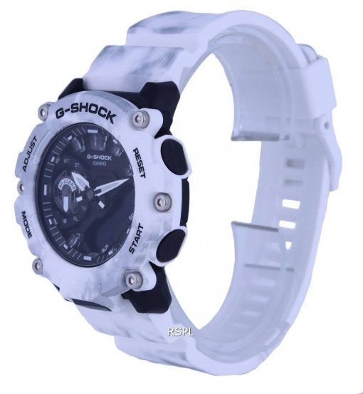 Casio G-Shock Grunge Snow Camouflage Analog Digital Quartz GA-2200GC-7A GA2200GC-7 200M Mens Watch