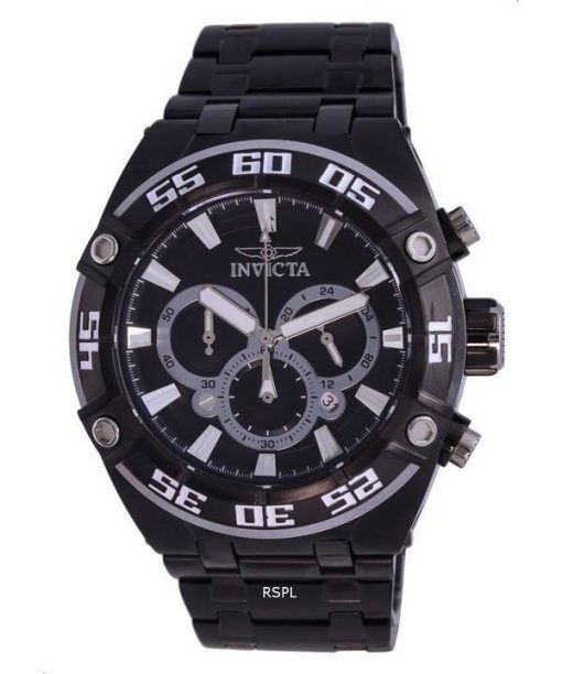 Invicta Coalition Forces Chronograph Black Dial Quartz 37645 100M Mens Watch