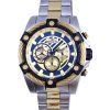 Invicta Bolt Chronograph Blue And Gold Dial Quartz INV38957 100M Mens Watch