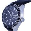 Invicta Aviator Tachymeter Leather Black Dial Quartz INV38976 100M Mens Watch