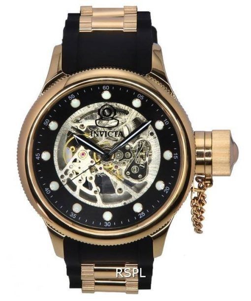 Invicta Pro Diver Semi Skeleton Black Dial Automatic 39422 Mens Watch