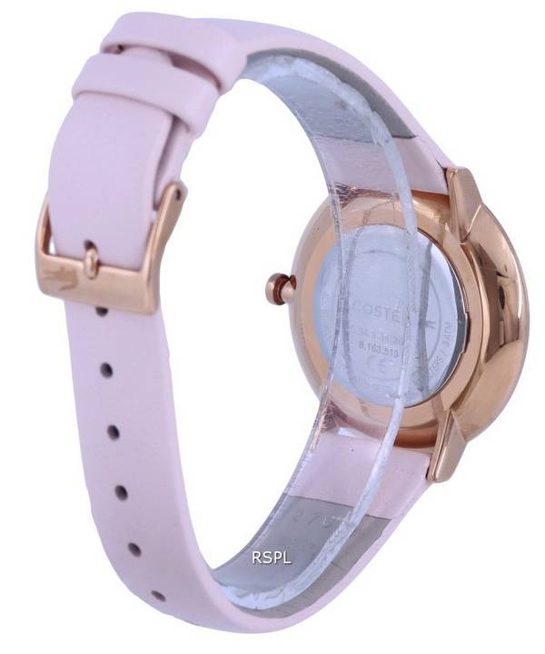 Lacoste Moon Rose Gold Tone Stainless Steel Silver Dial Quartz LA-2000948.G Womens Watch
