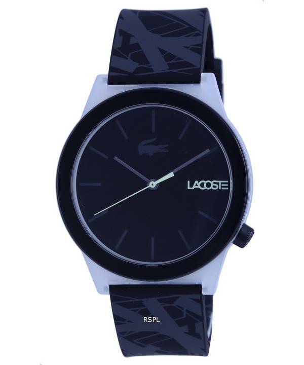Lacoste Motion Silicon Black Dial Quartz LA-2010937.G Mens Watch