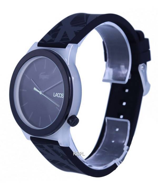 Lacoste Motion Silicon Black Dial Quartz LA-2010937.G Mens Watch