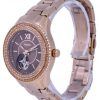Fossil Stella Crystal Accents Open Heart Brown Dial Automatic ME3211 Womens Watch