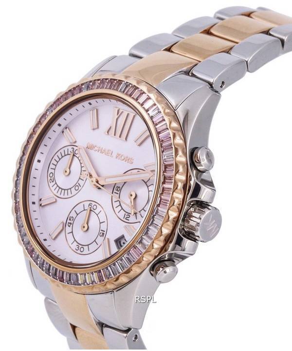 Michael Kors Everest Chronograph White Dial Quartz MK7214 Womens Watch