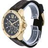 Michael Kors Oversized Brecken Logo Chronograph Leather Quartz MK8849 Mens Watch