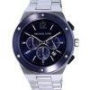 Michael Kors Lennox Chronograph Stainless Steel Blue Dial Quartz MK8938 Mens Watch