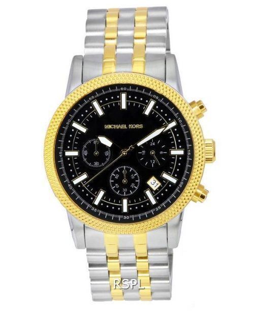 Michael Kors Hutton Chronograph Black Dial Quartz Mk8954 Men's Watch