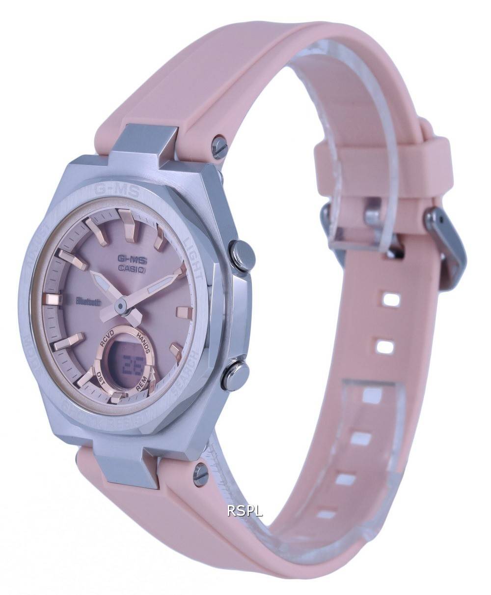 Casio Baby-G G-Ms Lineup Bluetooth Analog Digital Solar MSG-B100-4A MSGB100-4 100M Womens Watch