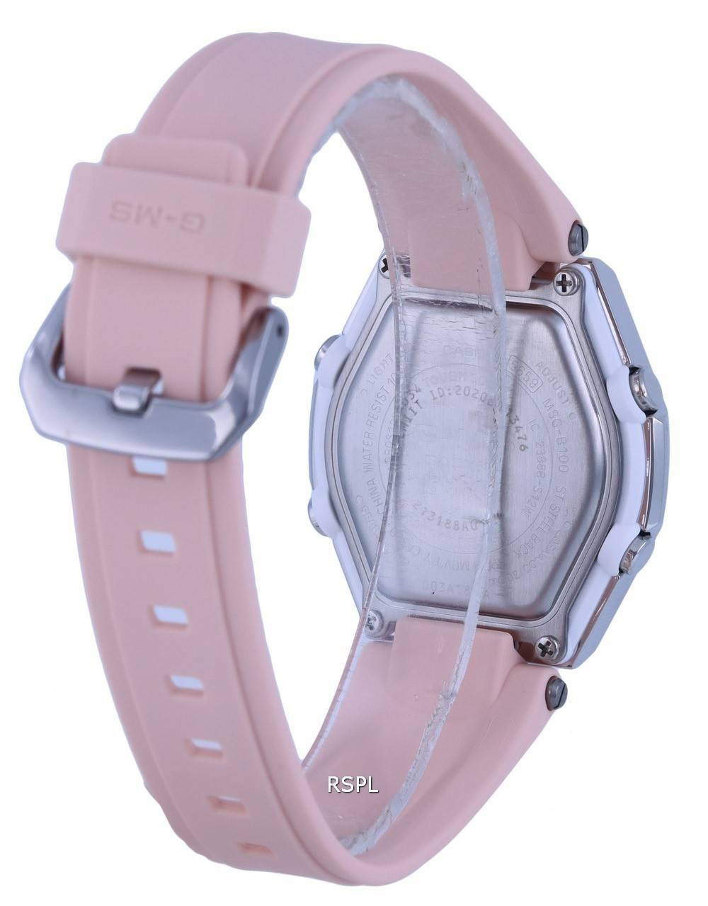 Casio Baby-G G-Ms Lineup Bluetooth Analog Digital Solar MSG-B100-4A MSGB100-4 100M Womens Watch