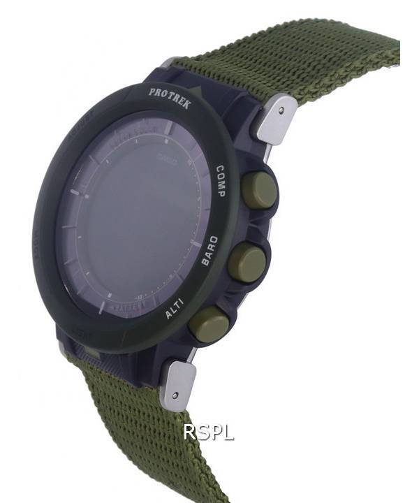 Casio Protrek Digital Black Dial Solar PRG-30B-3 PRG30B-3 100M Mens Watch