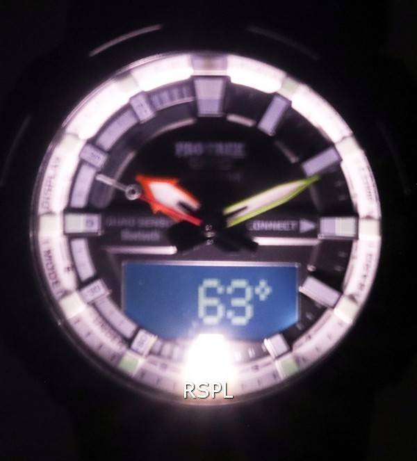 Casio Protrek Night Fishing Edition Analog Digital Quartz PRT-B70BE-1 PRTB70BE-1 200M Mens Watch