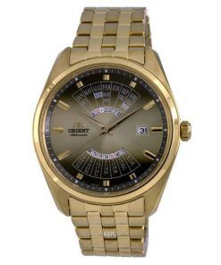 Orient Contemporary Multi Year Calendar Gold Tone Dial Automatic RA-BA0001G10B Mens Watch