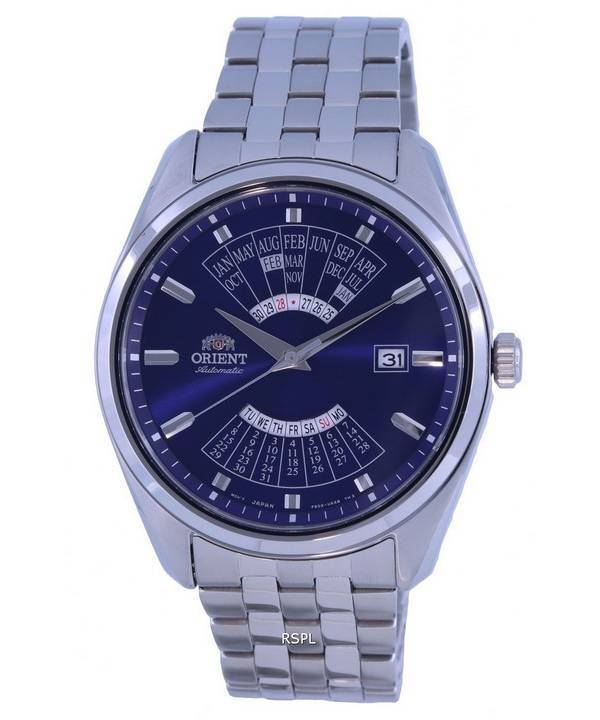 Orient Multi Year Calendar Blue Dial Stainless Steel Automatic RA-BA0003L10B Mens Watch