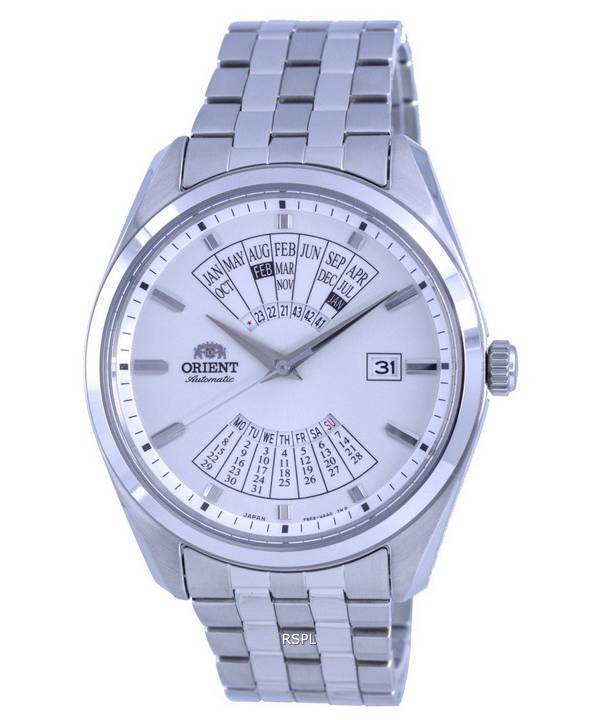 Orient Contemporary Multi Year Calendar White Dial Mechanical RA-BA0004S00C Mens Watch