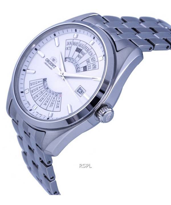 Orient Contemporary Multi Year Calendar White Dial Mechanical RA-BA0004S00C Mens Watch
