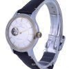 Orient Star Classic Open Heart Gold Dial Leather Automatic RE-ND0010G00B Womens Watch