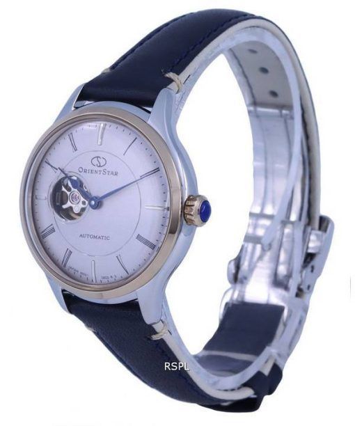 Orient Star Open Heart Grey Dial Leather Automatic RE-ND0011N00B Womens Watch