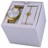 Skagen Freja Gold Tone Stainless Steel Mesh Quartz SKW1148 With Gift Set Womens Watch