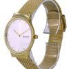 Skagen Freja Gold Tone Stainless Steel Mesh Quartz SKW1148 With Gift Set Womens Watch