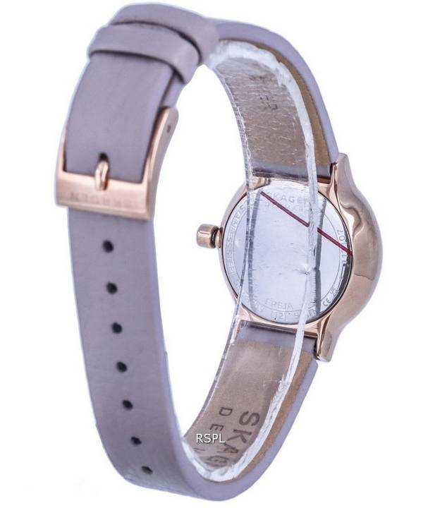 Skagen Freja Lille Leather Grey Dial Quartz SKW3005 Womens Watch