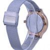 Skagen Freja Crystal Accents Stainless Steel Mesh Silver Dial Quartz SKW3017 Womens Watch