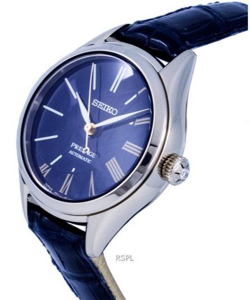 Seiko Presage Limited Edition Blue Dial Leather Automatic SPB236 SPB236J1 SPB236J Womens Watch