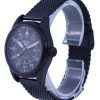 Seiko 5 Sports Flieger Stainless Steel Mesh Black Dial Automatic SRPH25K1 100M Mens Watch