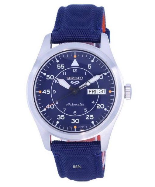 Seiko 5 Sports Flieger Nylon Blue Dial Automatic SRPH31K1 100M Mens watch
