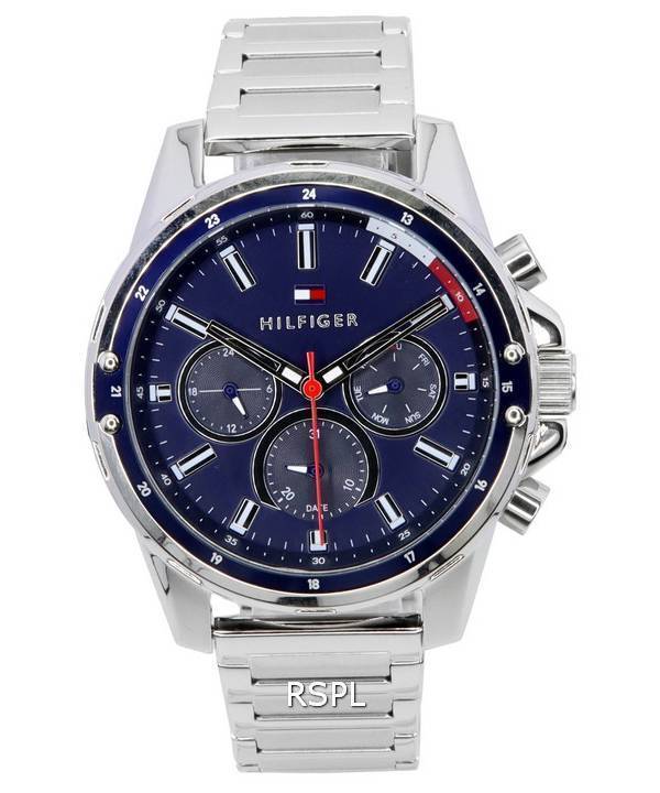 Tommy Hilfiger Mason Multifunction Blue Dial Quartz 1791788 Men's Watch