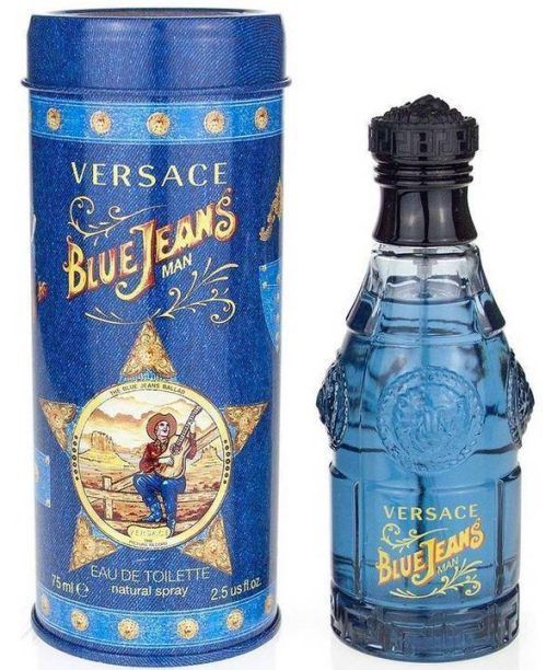 Versace Blue Jeans Eau De Toilette Spray 75 ML For Men (8018365260757)