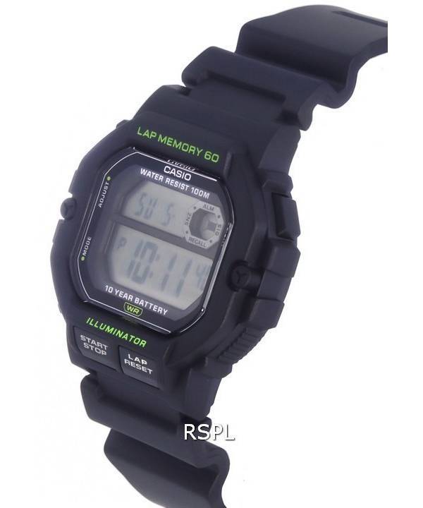 Casio Sports Gear Digital Dial Quartz WS-1400H-1A WS1400H-1 100M Mens Watch