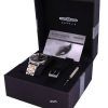Zeppelin Luna Crystal Accents Black Dial Quartz 7633M-2 SET 7633M2 SET Womens Watch With Extra Strap