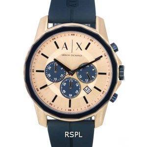 Armani Exchange Chronograph Rose Gold Dial Quartz AX1730 Men's Watch